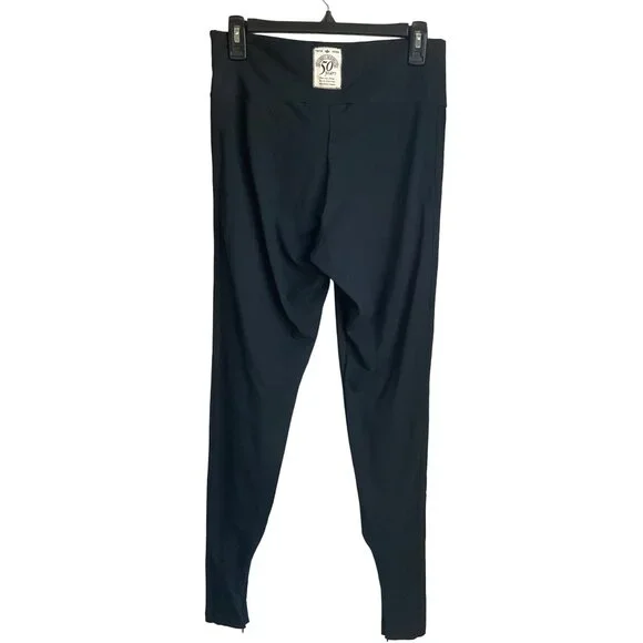 New W/Tags Adidas Sz Medium High rise Leggings Trefoil Retro Logo Cotton 50 Year - Picture 3 of 16